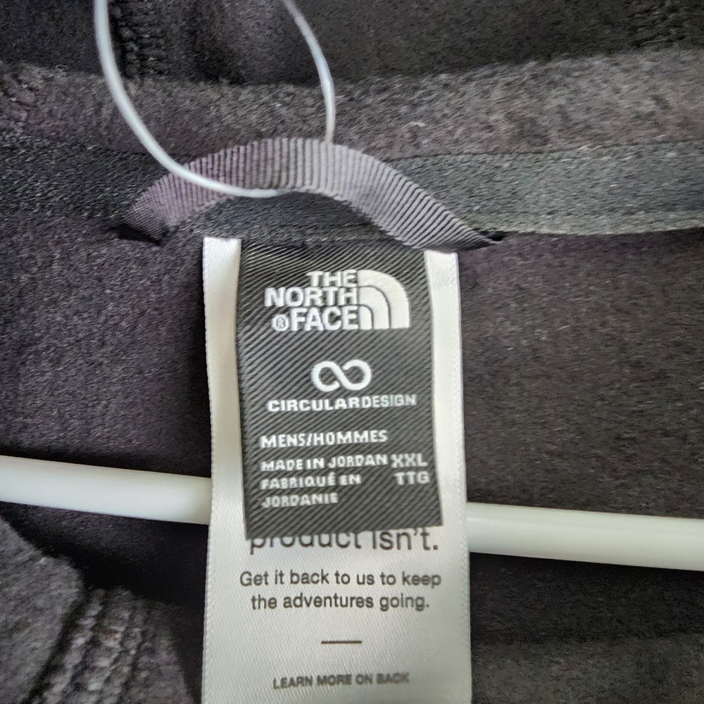 The North Face TKA Glacier Hoodie Men XXL Blue Black Gorpcore Outdoor Fleece‎ - Picture 5 of 13